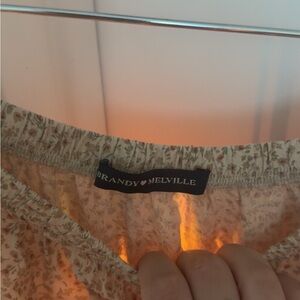 Brandy Melville Floral Maxi Skirt